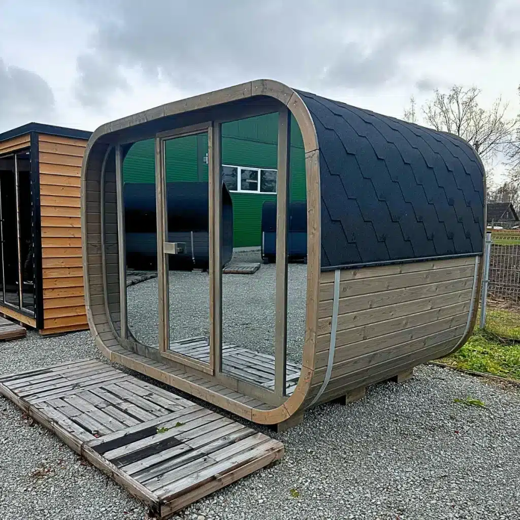Sauna Extérieur Prix : Le Guide Complet 2026 pour Choisir le Meilleur Rapport Qualité-Prix 2 sauna exterieur njord thor pin thermo installation jardin
