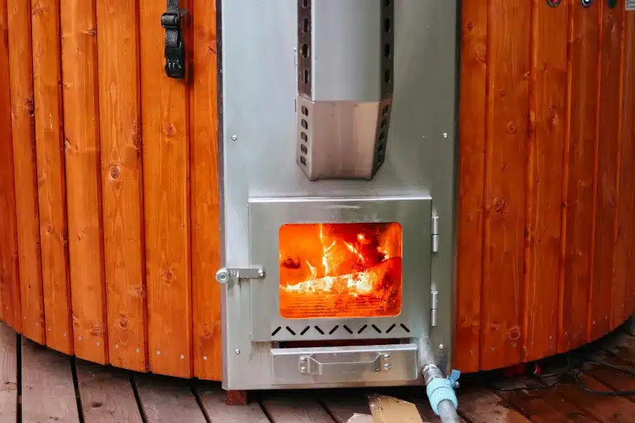 Poêle à bois ou électrique pour sauna : Le guide complet 2026 7 jacuzzi au bois